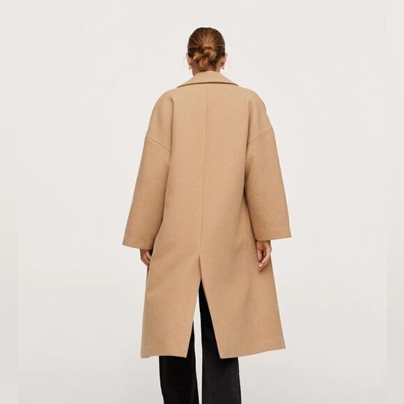 Mango Wool Blend Coat New - Picture 10 of 11